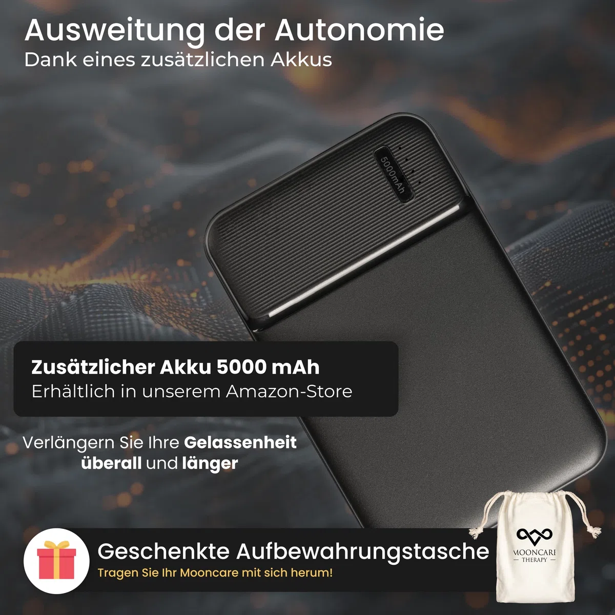 Mooncaretherapy | wärmegürtel rücken wärmer akku 5000mah - heizgürtel | perioden wärmegürtel | diskret und leicht | kann im Innen- und Außenbereich verwendet werden| 3 Temperaturstufen (5)