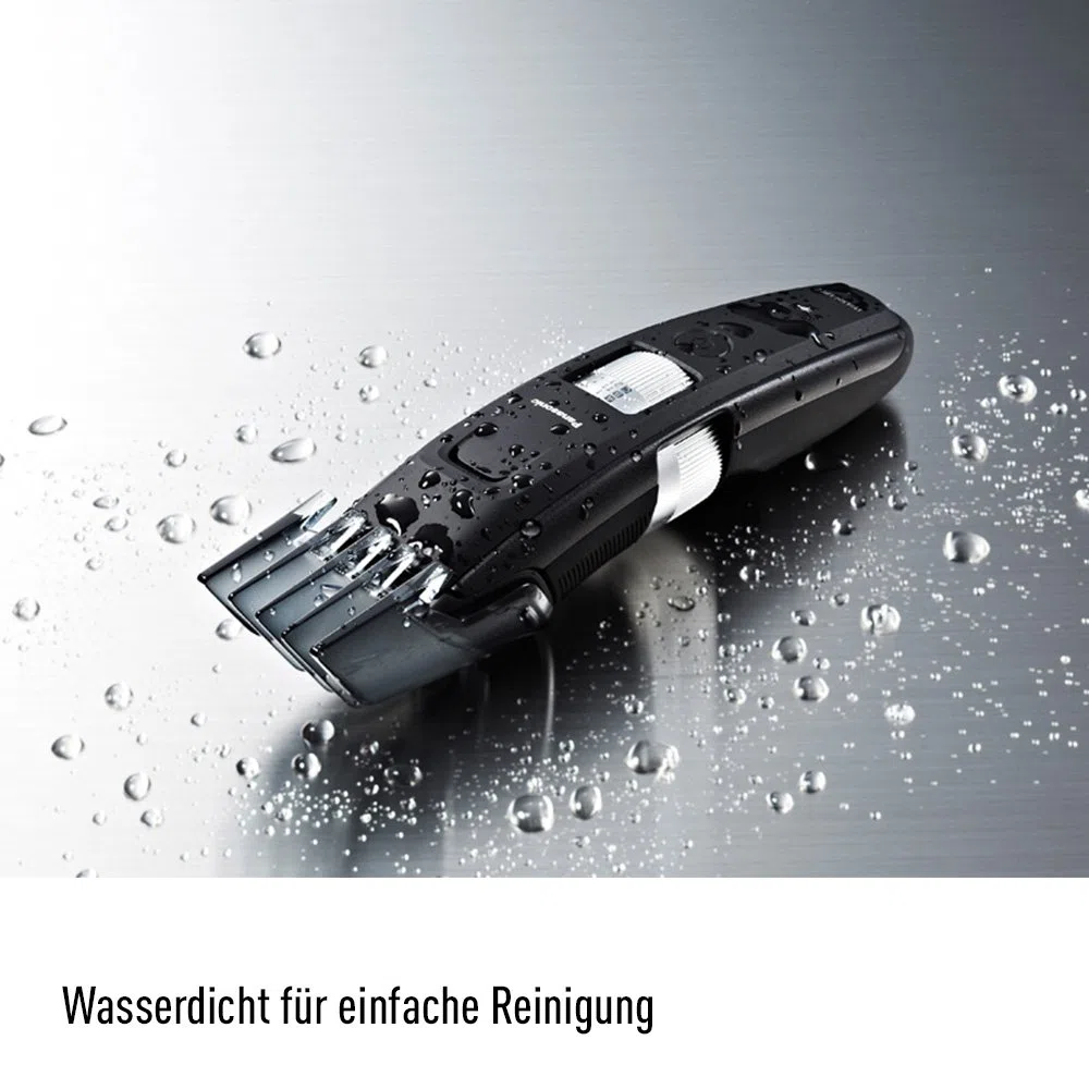 Panasonic ER-GB96 Bartschneider, 58 Längeneinstellungen 0,5-30mm, Hochdrehmotor, 4 Aufsätze, Detailschneider, IPX7 Waschbar, 50 Min Kabellos