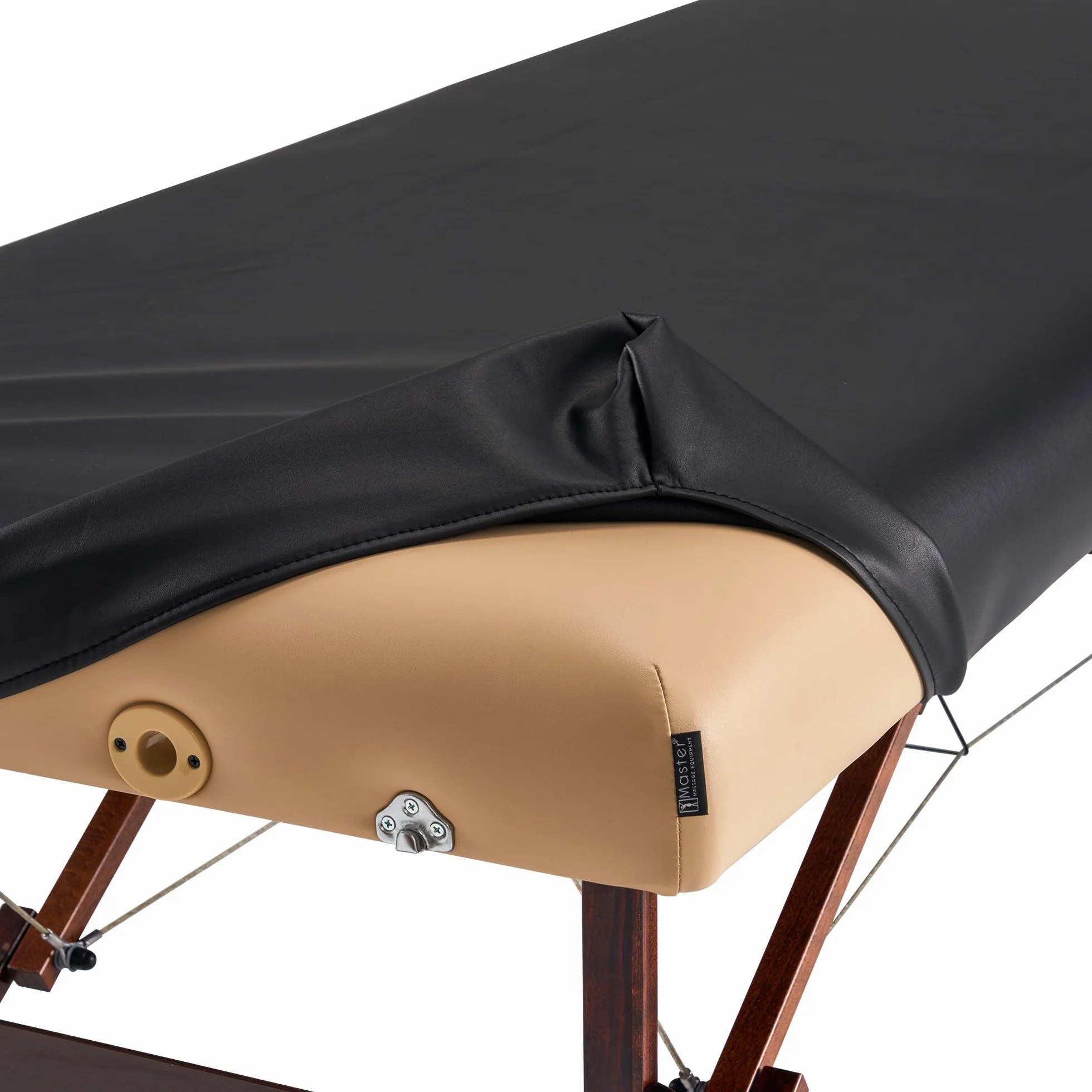 Master Massage Abwischbarer Schutzbezug Uberzuge aus PU Leder für Olreiche Massageliege-Sahne