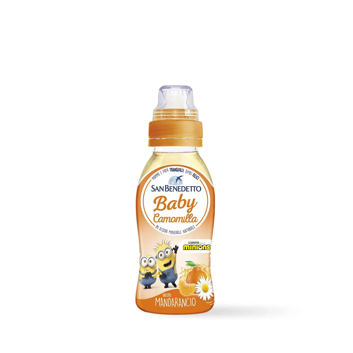 48x San Benedetto Baby Camomilla Mandarancio,Kamille mit Mandarine Geschmack,Kohlensäurefreies Getränk in Natürlichem Mineralwasser Pull-Push, 25cl + Italian Gourmet Polpa di Pomodoro 400g Dose