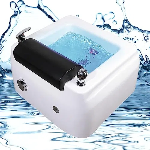 Fußbadewanne mit automatischer Abfluss- und Temperaturregelung für Zuhause, Spa, Pediküre und Detox