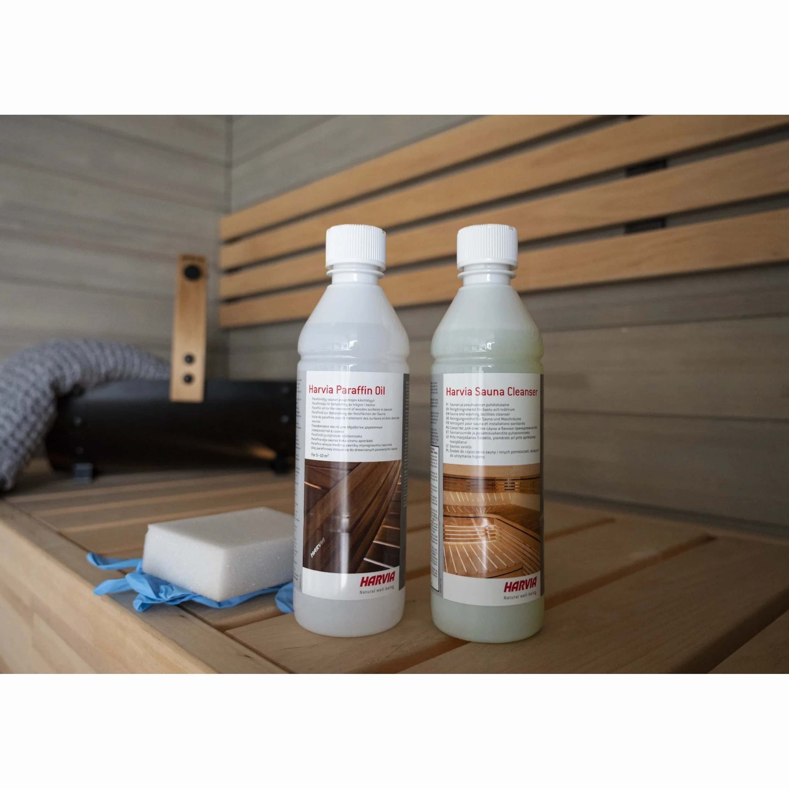Sauna Care Set für die Holzoberflächen