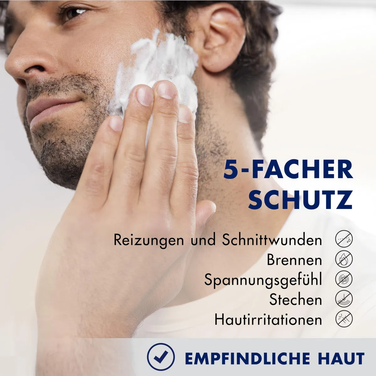 Gillette PRO Rasiergel für Männer — Rasierschaum Kühlt Die Haut, um Sie zu Beruhigen und Spendet Dem Barthaar Feuchtigkeit, Hilft Empfindliche Haut vor Irritationen zu Schützen — 200ml