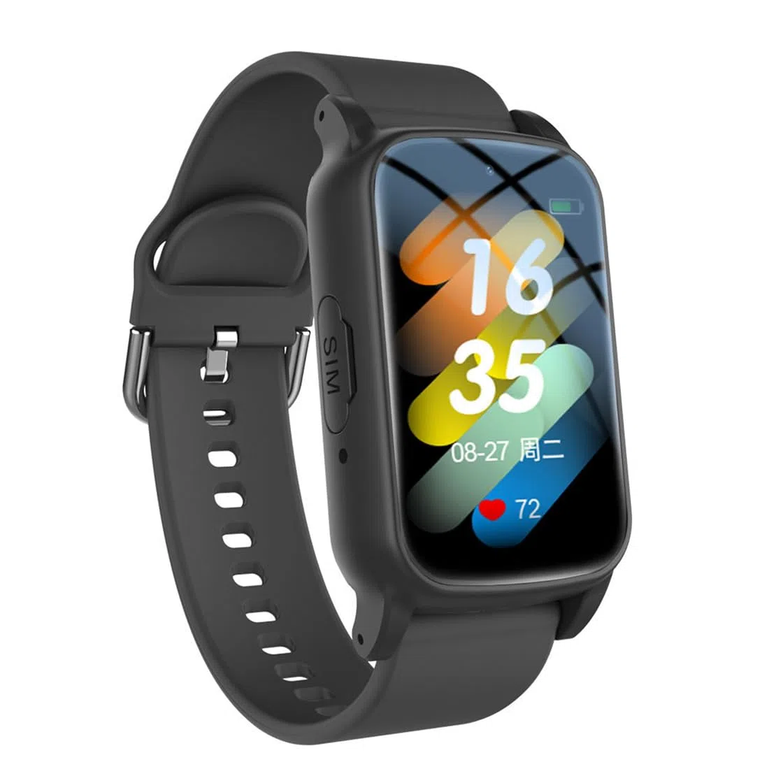 Notrufuhren Für Senioren GPS Intelligentes Armband Senioren SOS Notruf Armband, Notfallknopf Für Senioren, GPS Tracker Smartwatch Mit Sturzerkennung，Geeignet Für Ältere Menschen