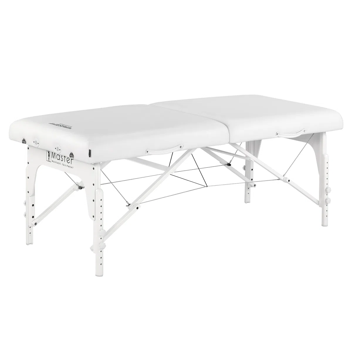 Master Massage 79cm Montclair Mobil Massageliege Klappbar Massagebett Massagebank Kosmetikliege Portable Beauty Bed Holzfüße Paket Schneeweiß