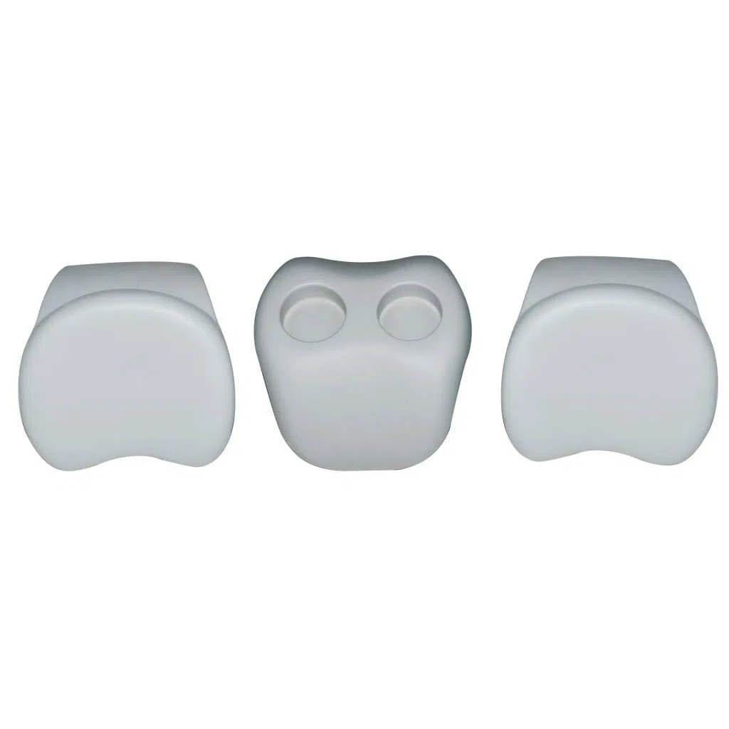MSpa Alpine Spa Whirlpool-Zubehör-Set (Zwei Kopfstützen und Becherhalter), Weiß