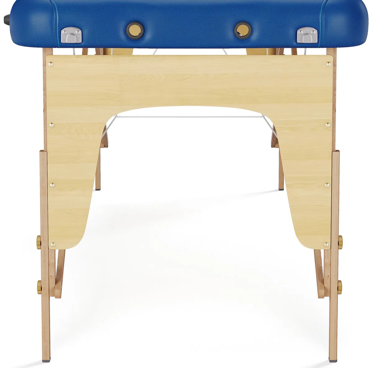 Beltom® Mobile Massageliege Massagetisch 3 zonen Basic 185 x 60 cm. - Licht 14,3 kg. - massagebed massageleuning Massagebank klappbar Kosmetikliege - Blau