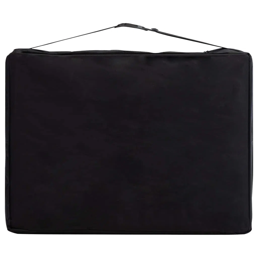 Massageliege klappbar 2-Zonen, Höhenverstellbarer Massagetisch mit Aluminiumgestell, Tragbare Kosmetikliege inkl. Tragetasche, Rosa
