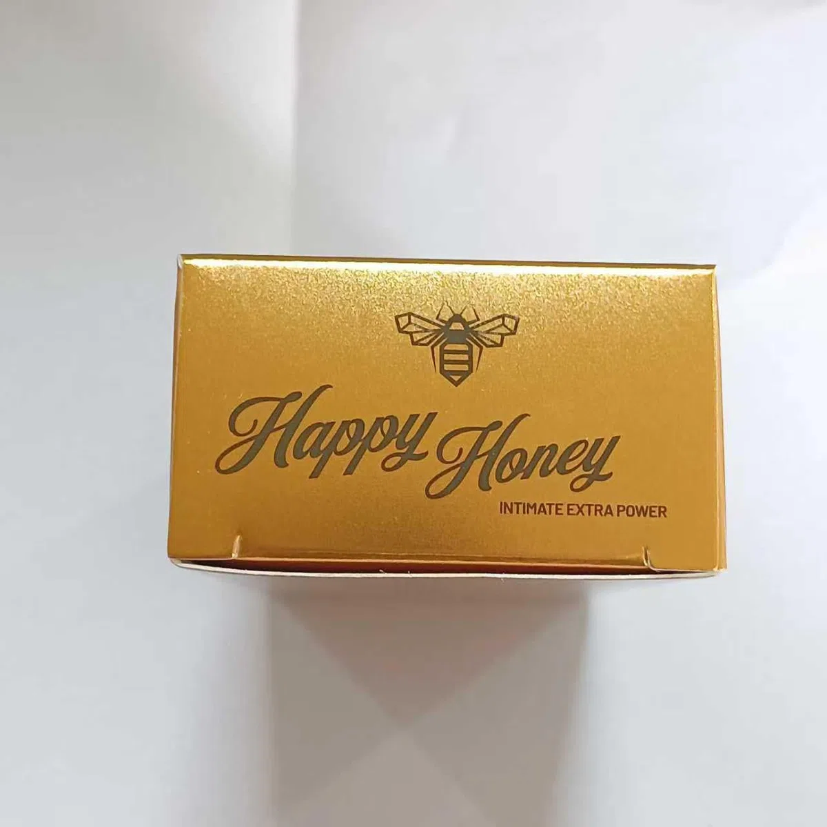 Happy Honey Kräuterhonig für Männer | Honigzubereitung mit Ginseng, Ingwer, Gelée Royale & Vitamin B1 + B2 | 6 Portionsbeutel à 15 g | Premium Honig mit Pflanzenextrakten