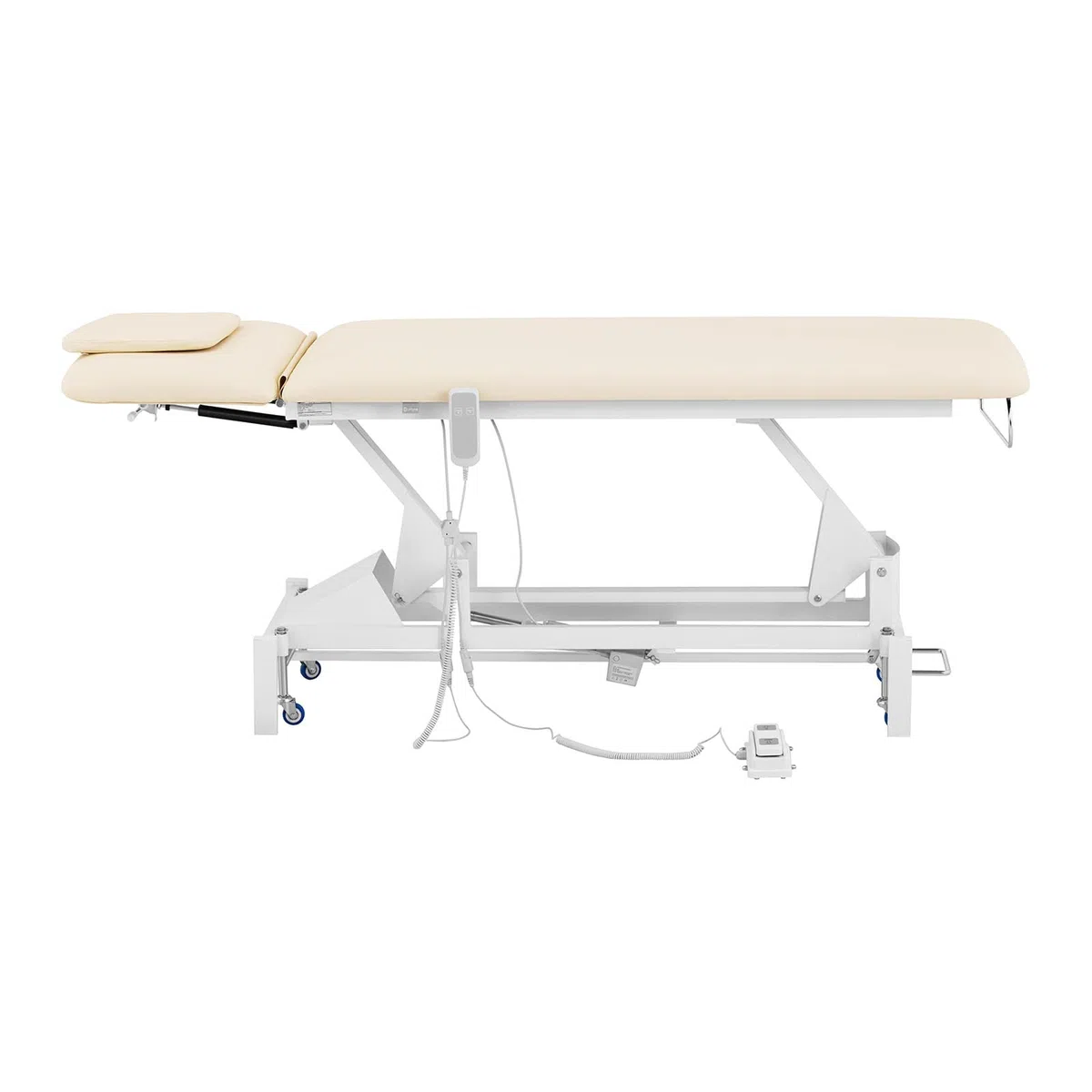 Physa Physa Lille BEIGE Massageliege beige 200 kg Räder Fußpedal Massagebank Therapieliege