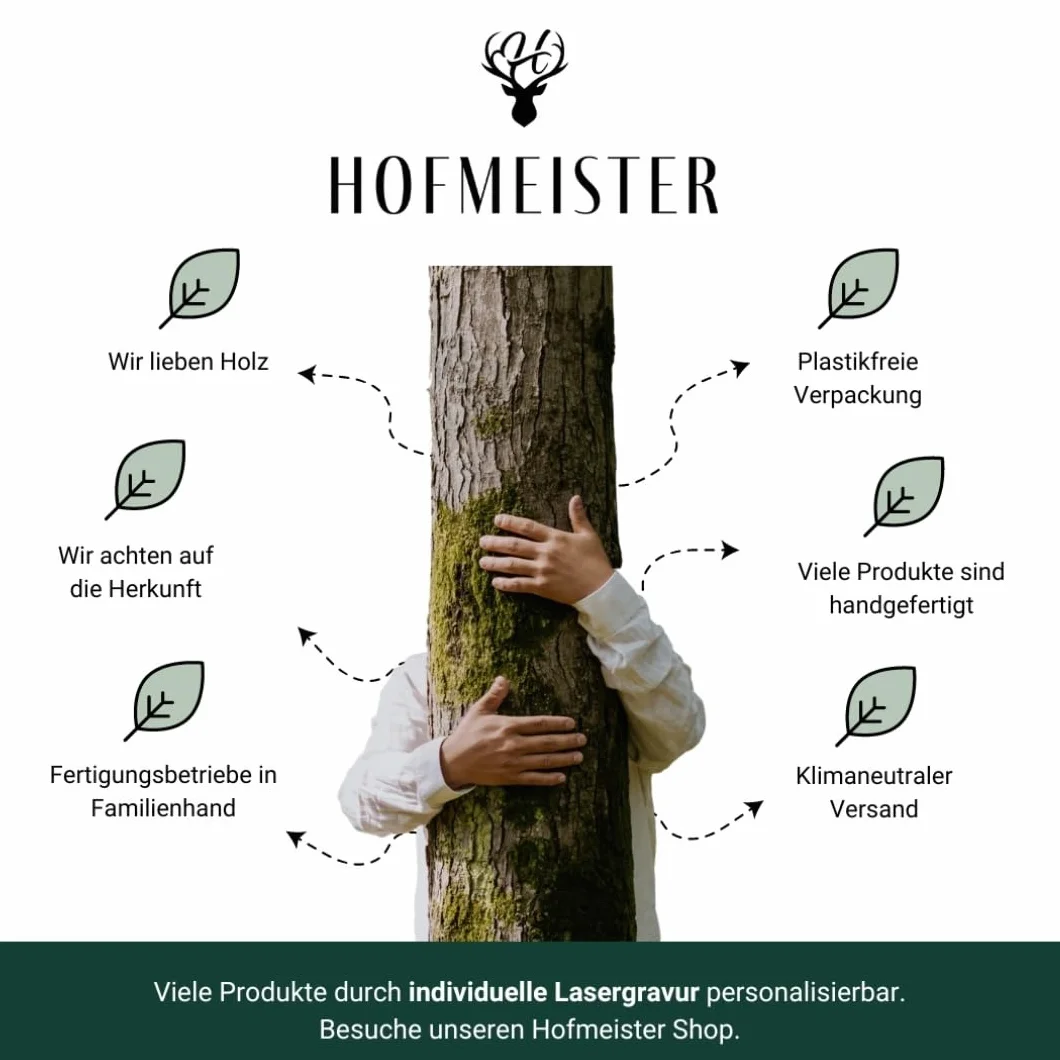 HOFMEISTER® Sauna-Kopfstütze, 40 cm, höhenverstellbar, aus robustem Linden-Holz, stabile Sauna Rückenlehne ergonomische Rückenstütze, Entspannen & Relaxen im Dampfbad