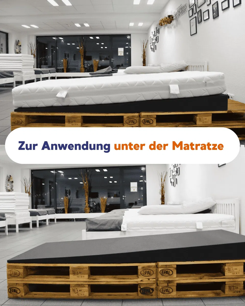 saarschaum • Keilkissen-Matratzenkeil • Orthopädische Keilmatratze zur Bettneigung • Erhöhungskeil für gesündere Schlafposition • Schräg schlafen • 90x200cm FSA 2750