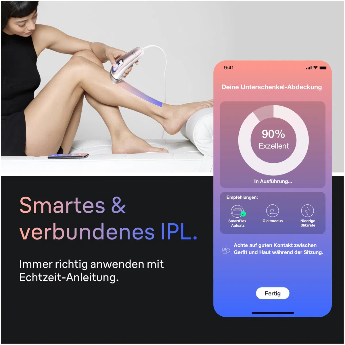 Braun Smart IPL Geräte Haarentfernung Skin i·expert 7, PL7431, Weiß/Rosegold - Alternative Laser Haarentfernung für Zuhause, Dauerhafte Haarentfernung, Inkl. Etui, Venus Rasierer Und 4 Aufsätze