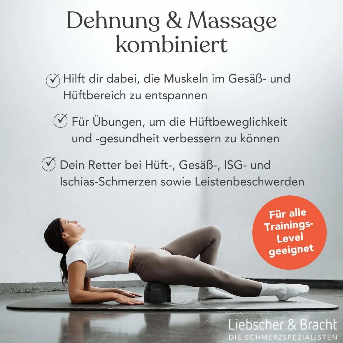 Liebscher & Bracht Original ISG-Ischias-Retter 5-teilig – Hilfsmittel zur Linderung von Hüft-, Gesäß- & Ischiasschmerzen