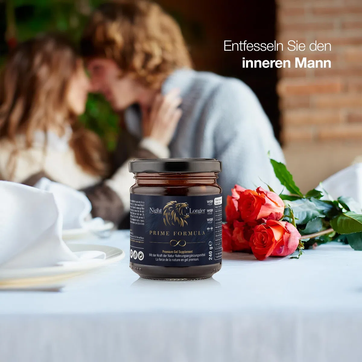 Prime Formula Gel, 240gr Sofortwirkung, Extra Stark für aktive Männer, Ginseng & Tribulus Terrestris - 2 Stück