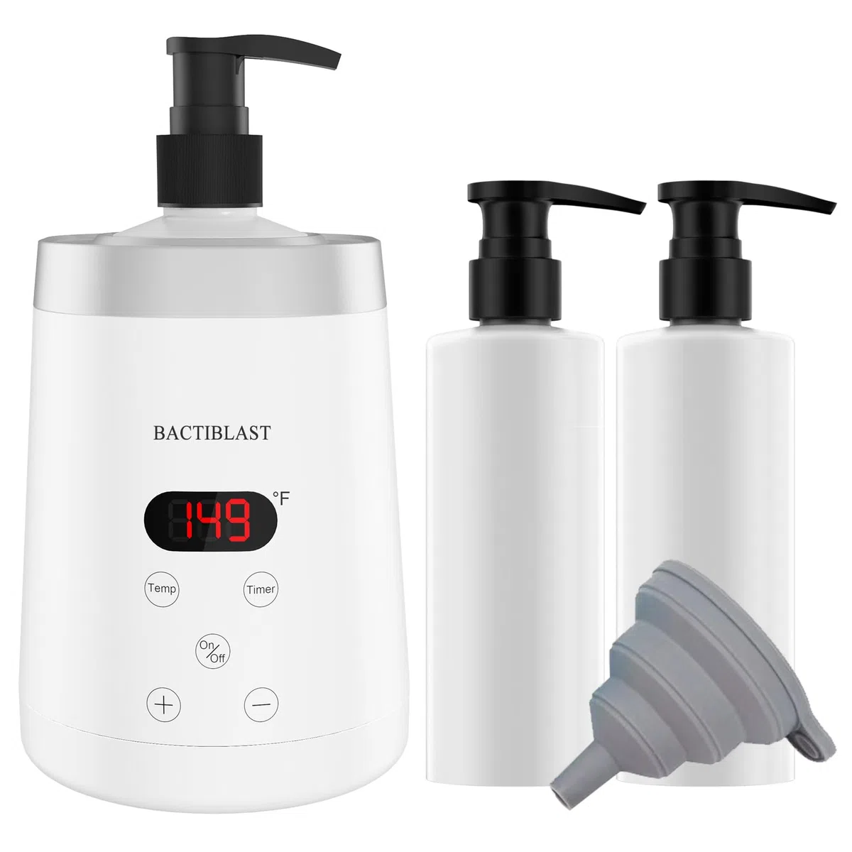 Massageöl Wärmer, Massageölwärmer mit Zwei Ölflaschenspender Lotion Wärmer LED Anzeige Flaschenwärmer Heizung für Spa Salon Haushalt Massageöl Flaschenwärmer