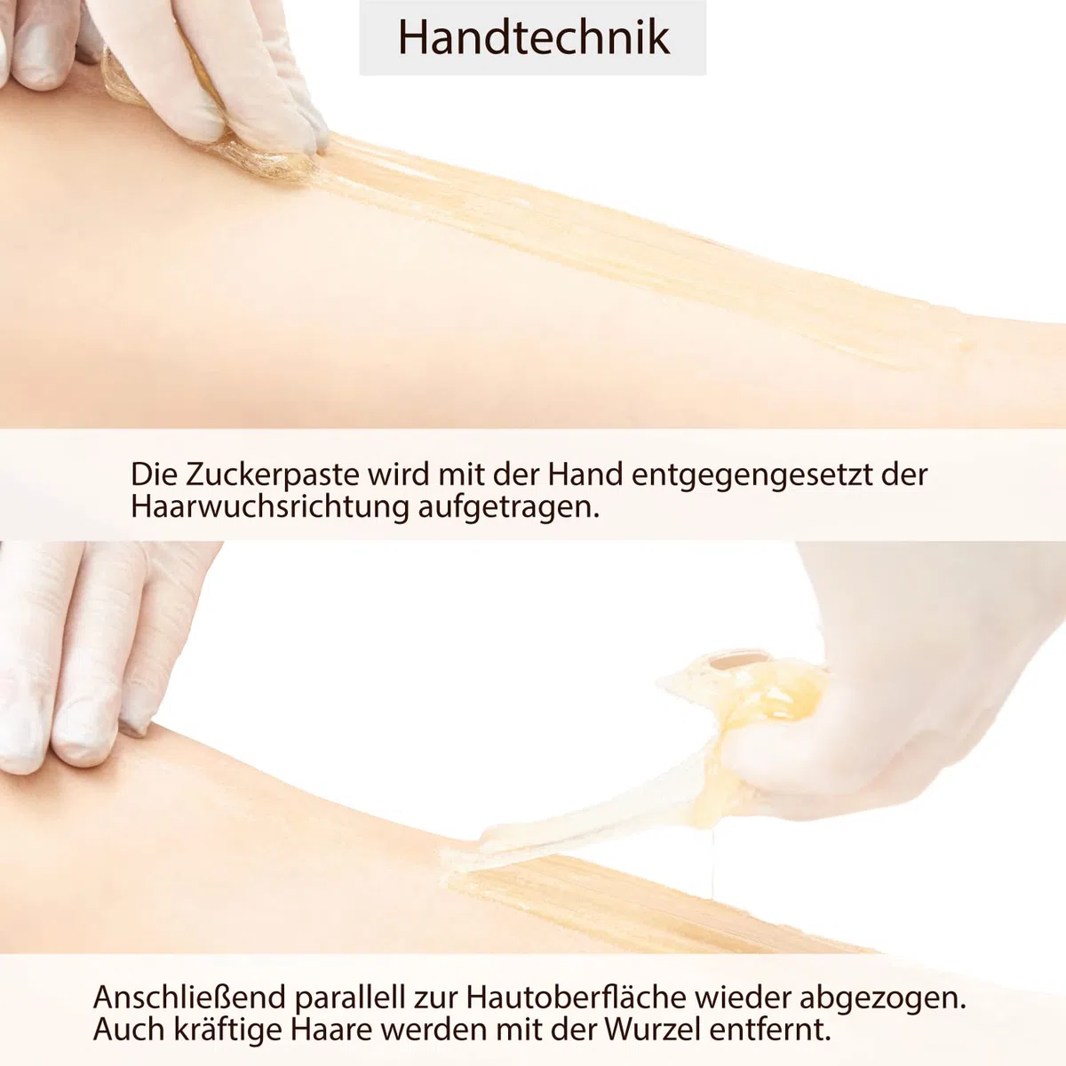 Beauty Sugar strong Sugaring Paste im Vorteilpack - 4 XXL Dosen 600g zum Vorteilspreis - TESTSIEGER - Zuckerpaste zur Haarentfernung