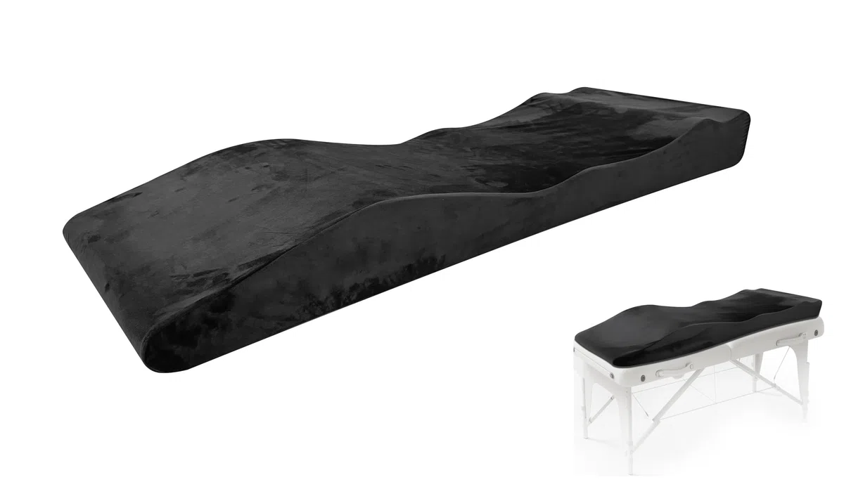 Massagebett Topper Wimpernbett Wave Matratze 180x60 cm Welle Schaum, Ergonomische Foam für Kosmetikliege Massageliege Spa-Massage und Schönheitssalon (nur Matratze)