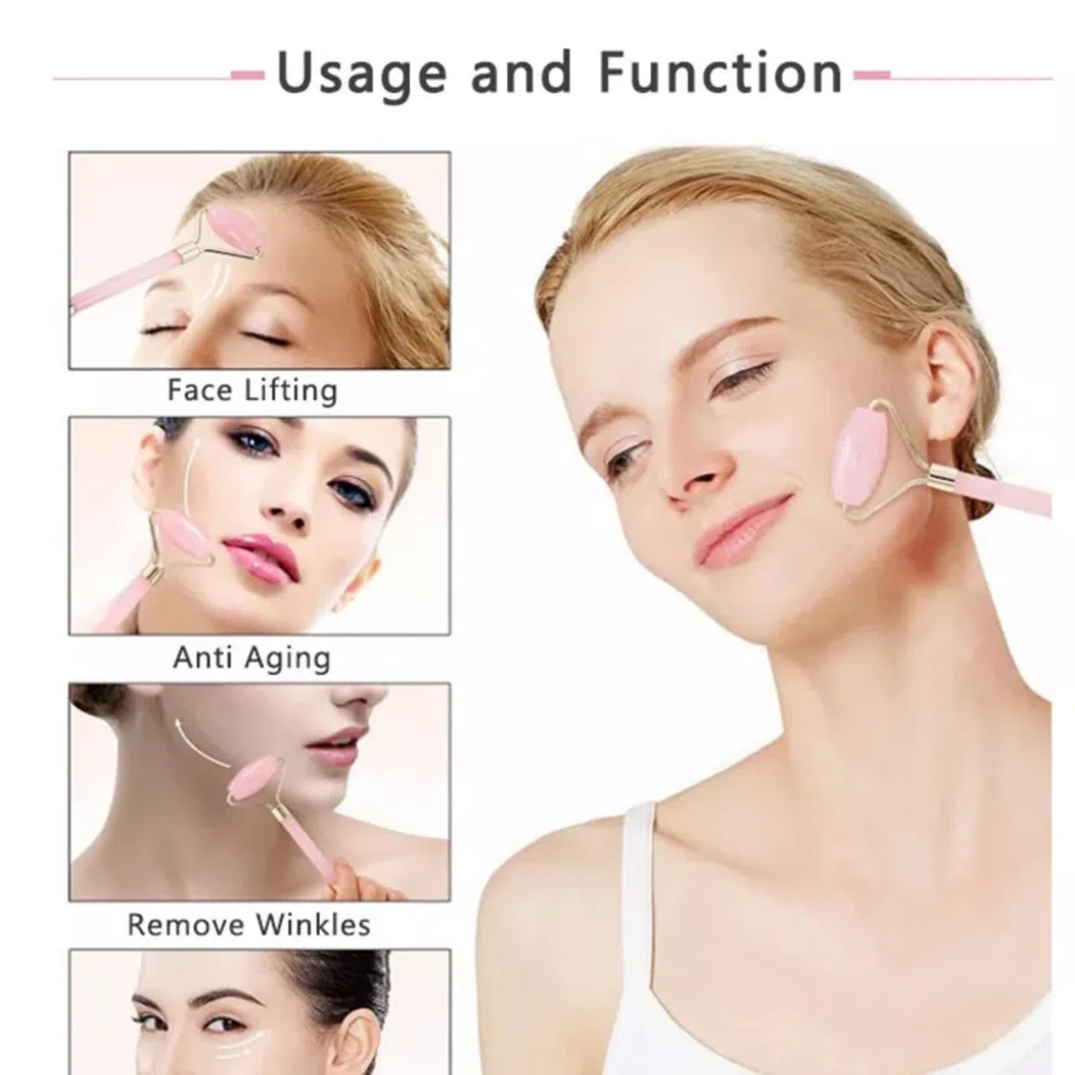 Jade-Gesichtsmasken-Set aus natürlichem Jadestein, Anti-Aging-Schlaf-Jade-Maske mit Augenmaske, Jade-Roller und Gua Sha Beauty-Hautpflege-Massagegerät für Kältetherapie, Yoga, Meditation