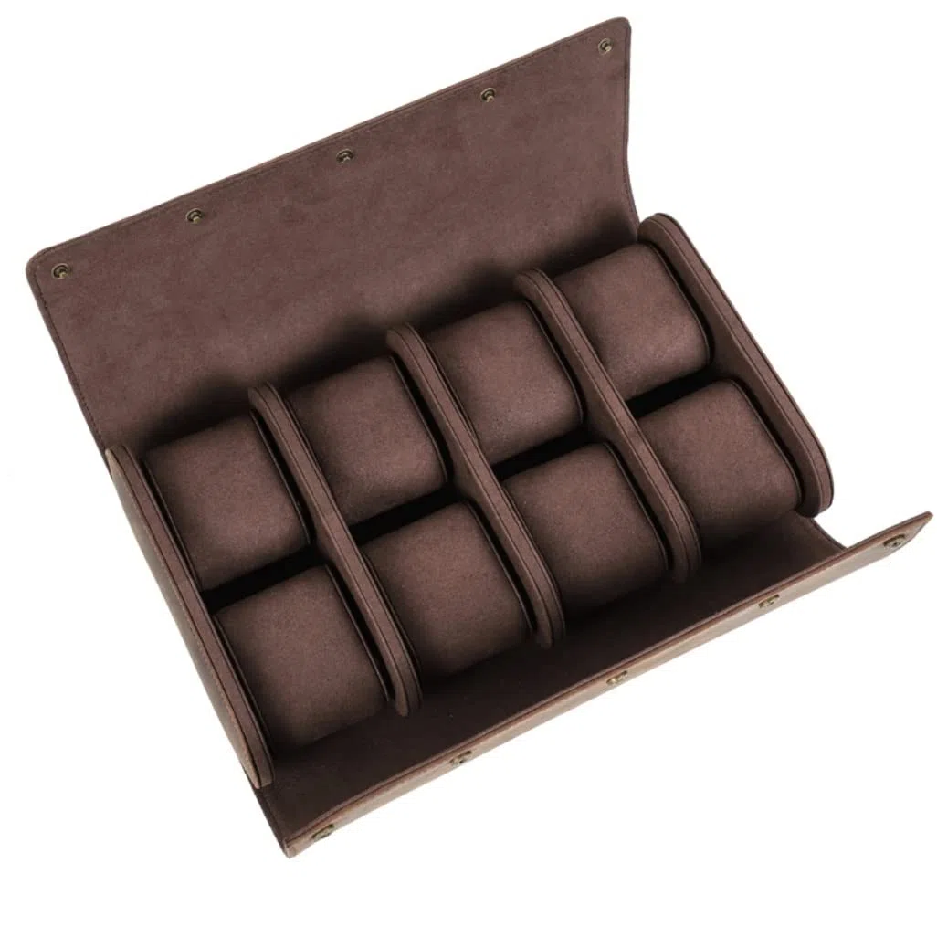 Uhrengehäuse, Uhrenrolle, Leder, Uhrenrolle, Organizer, Box, Uhrenbox, Herren, Reise-Display, Schmuckschatulle, Uhrenbox, Uhrenbeweger