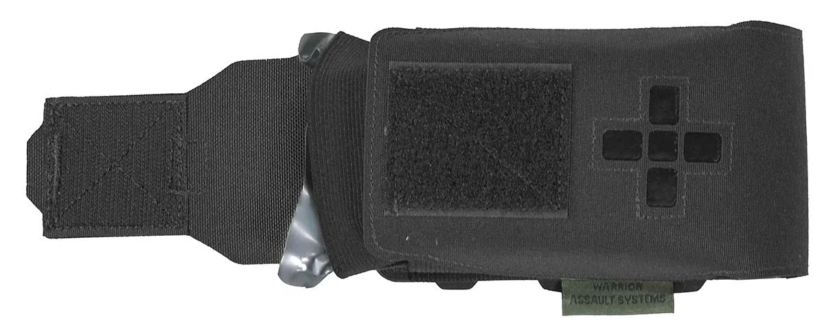 WARRIOR - A.S. was Laser Cut Small Horizontal IFAK, Schwarz