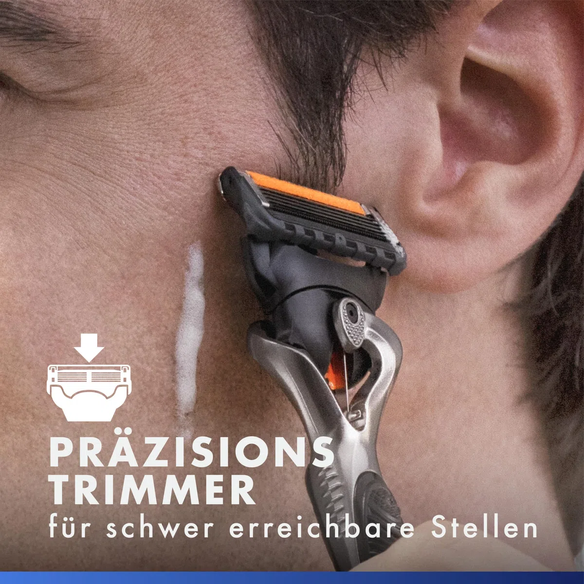 Gillette Proglide Rasierklingen Herren, 16 Original Ersatzklingen, Schwarz - Nassrasierer, 2X Gleitstreifen vor Und Nach Den Klingen für Unglaubliche Gründlichkeit Und Komfort