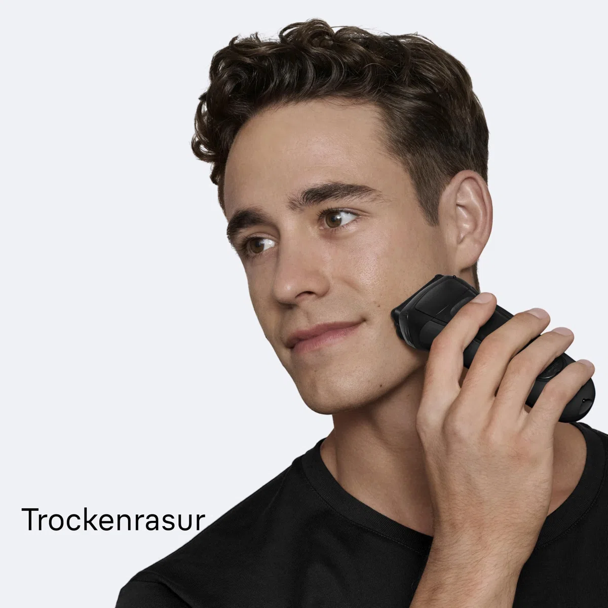 Braun Series 3 Elektrorasierer Herren – Rasierapparat mit 3 Flexiblen Klingen, 30 Minuten Akkulaufzeit, Trockenrasierer für Männer – 300s, Grau