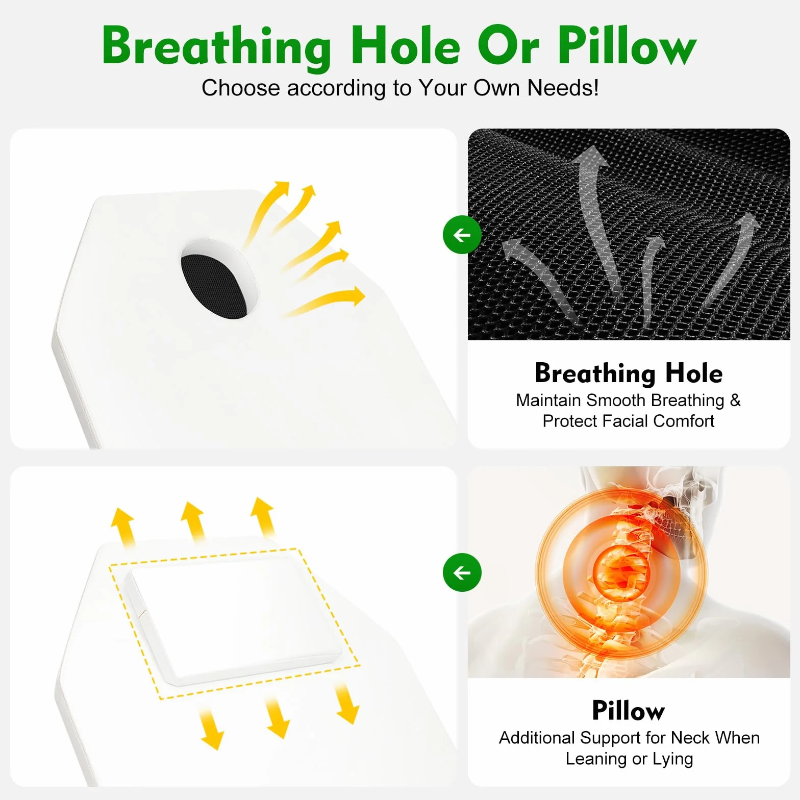 Mit 3 Zonen Klappbar Therapieliege Kosmetikstuhl Massageliege Massagebank Kosmetikliege Faltbarer Massagestuhl Bett PVC Salon SchöNheit Couch Tragbare Tattoo Spa Gesichtsbett Beauty (Weiß)