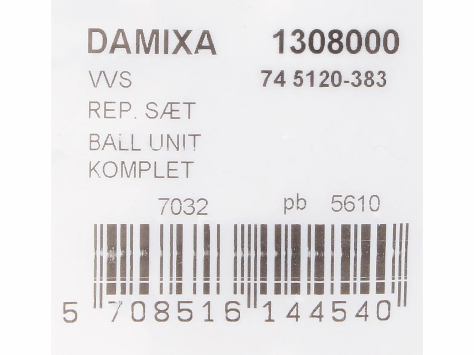 Damixa Austausch Kugel-Kartusche 13080 Ersatz Jupiter Apollo