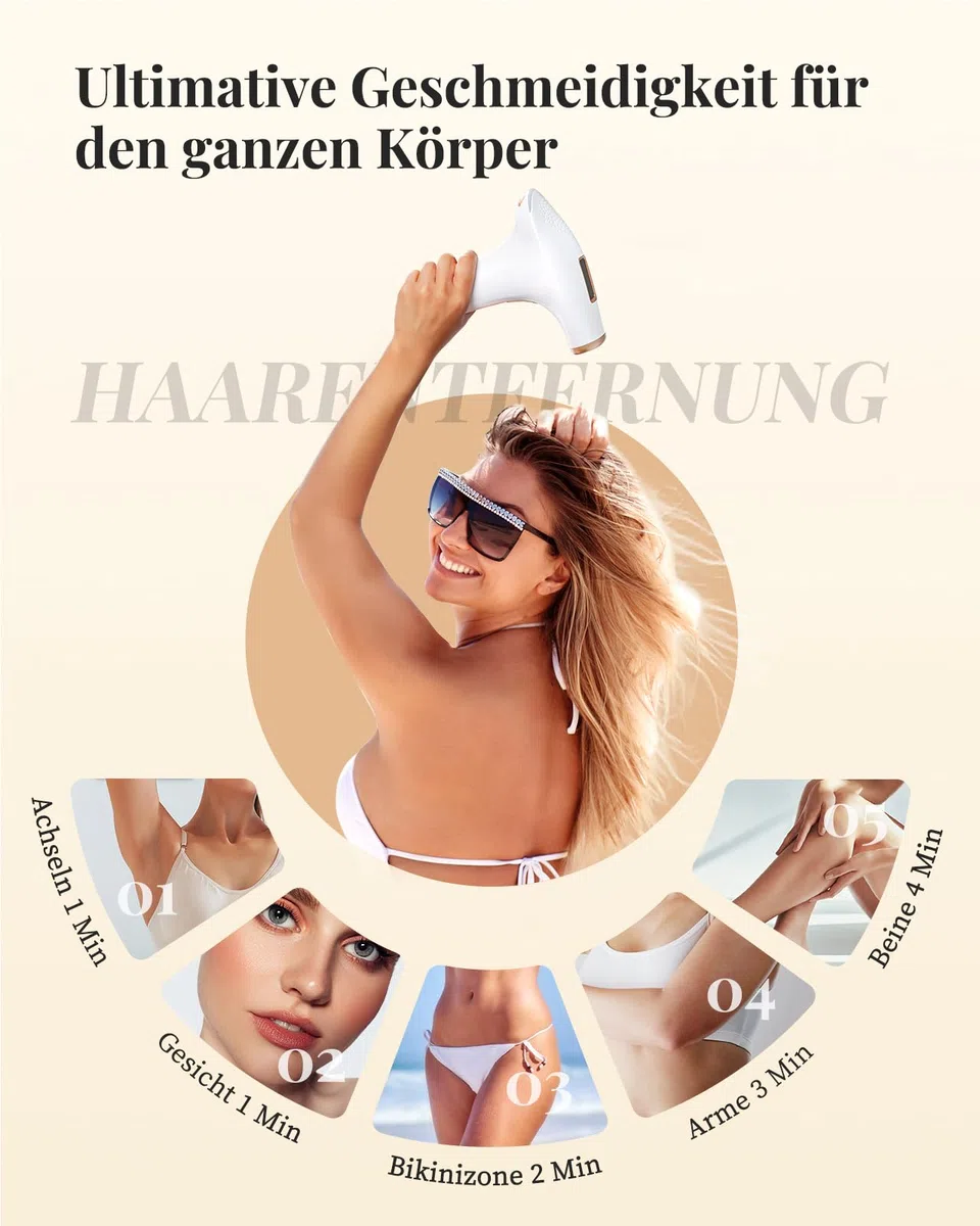 IPL Geräte Haarentfernung