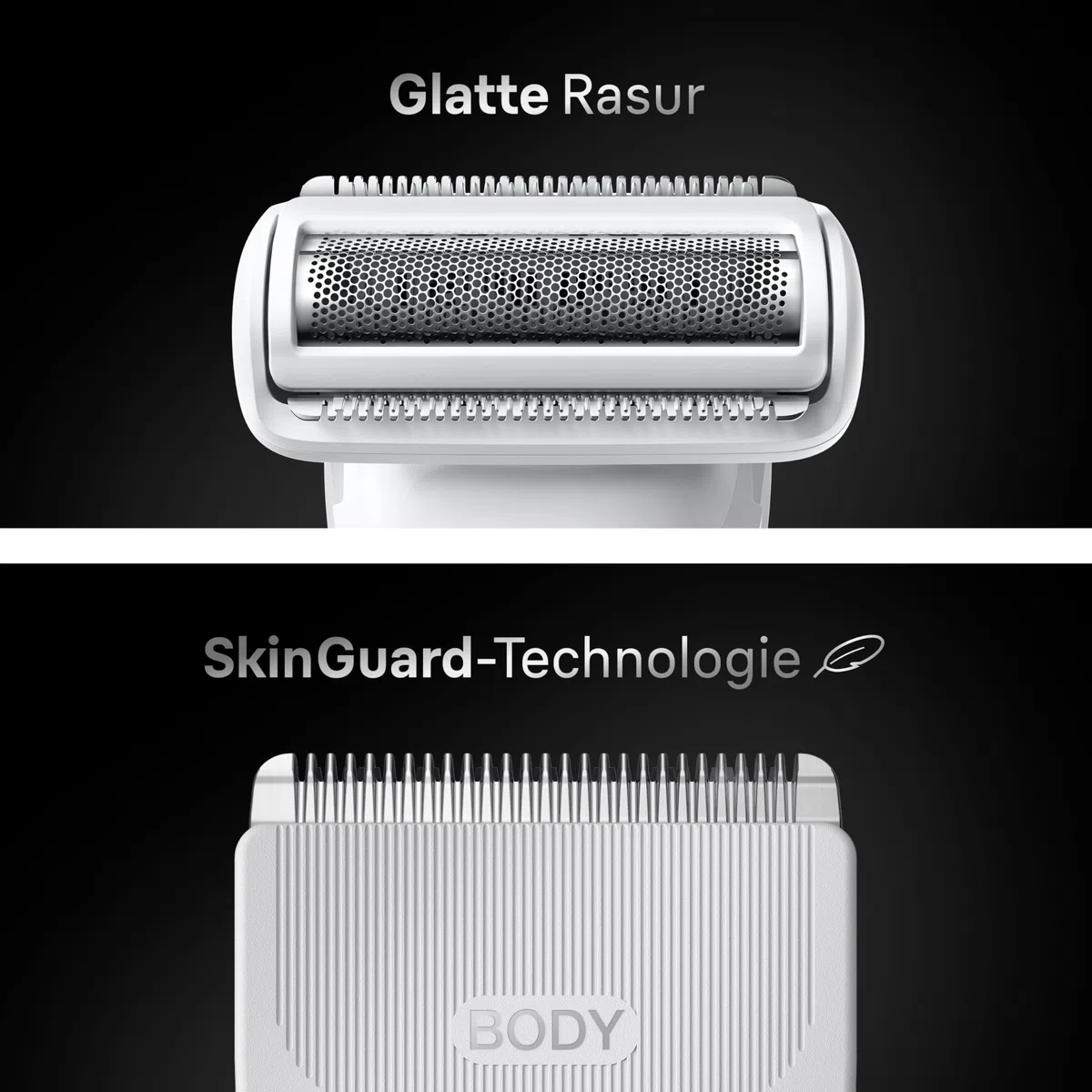 Braun Bodygroomer Series 7, Kabelloser Körperrasierer Herren, BG7555, Grau - Trimmer für Intimbereich und Körper, Körperhaartrimmer mit 100 Min. Akku, Wasserdicht, Inkl. 8 Zubehörteile Und Etui