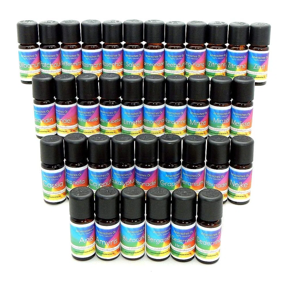 Set 36 Ätherische Öle 100% Beste Qualität - Feinste Düfte