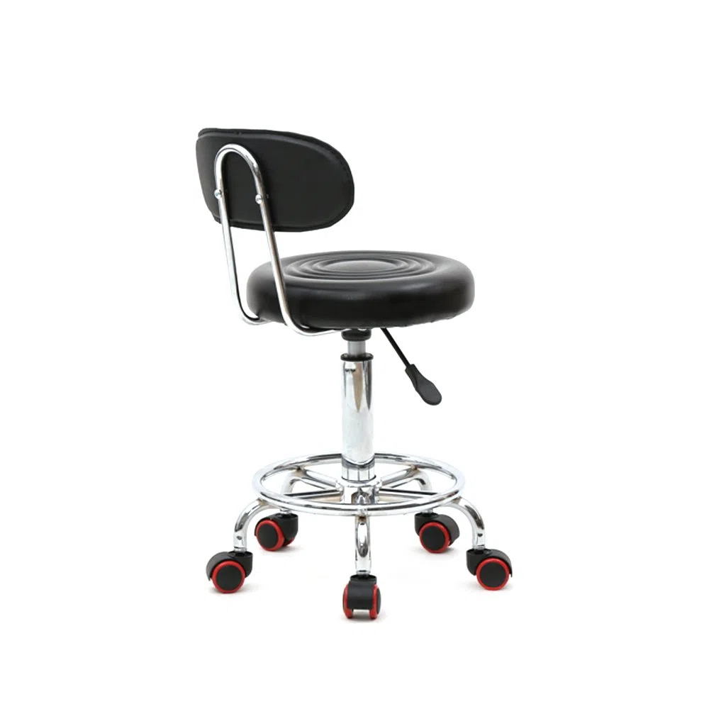Alightup Bürohocker mit Rollen, professioneller Drehstuhl mit Rückenlehne, 360-Grad-drehbar und höhenverstellbar – für Massagesalon, Küche, Büro, Klinik, Pub, Näharbeiten, Malerarbeiten, Klavierspiel