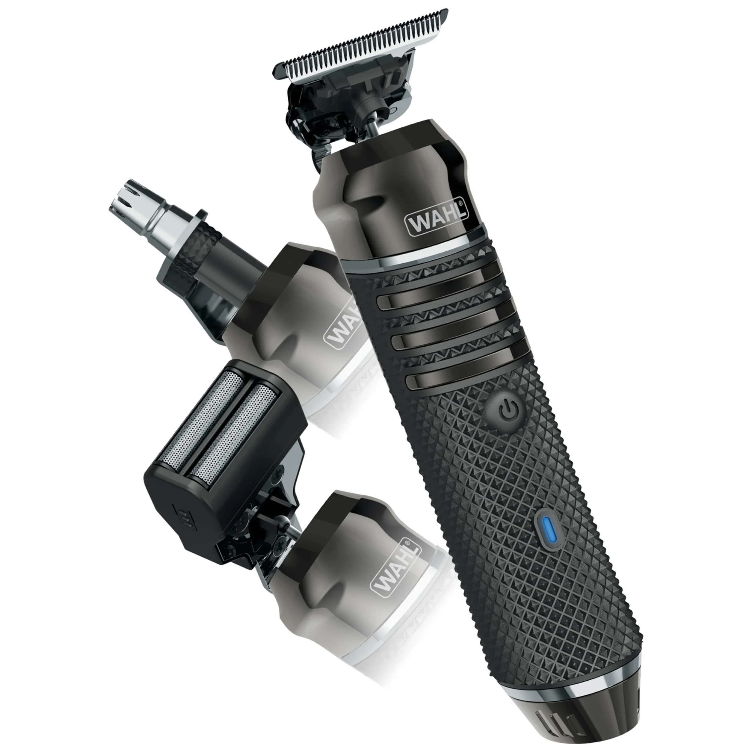 Wahl Pro Series High Visibility Trimmer, dicht schneidender Schneidsatz, Lithium-Ion, völlig abwaschbar Barttrimmer, Grooming Kit, austauschbare Köpfe, kabellos, dicht schneidend