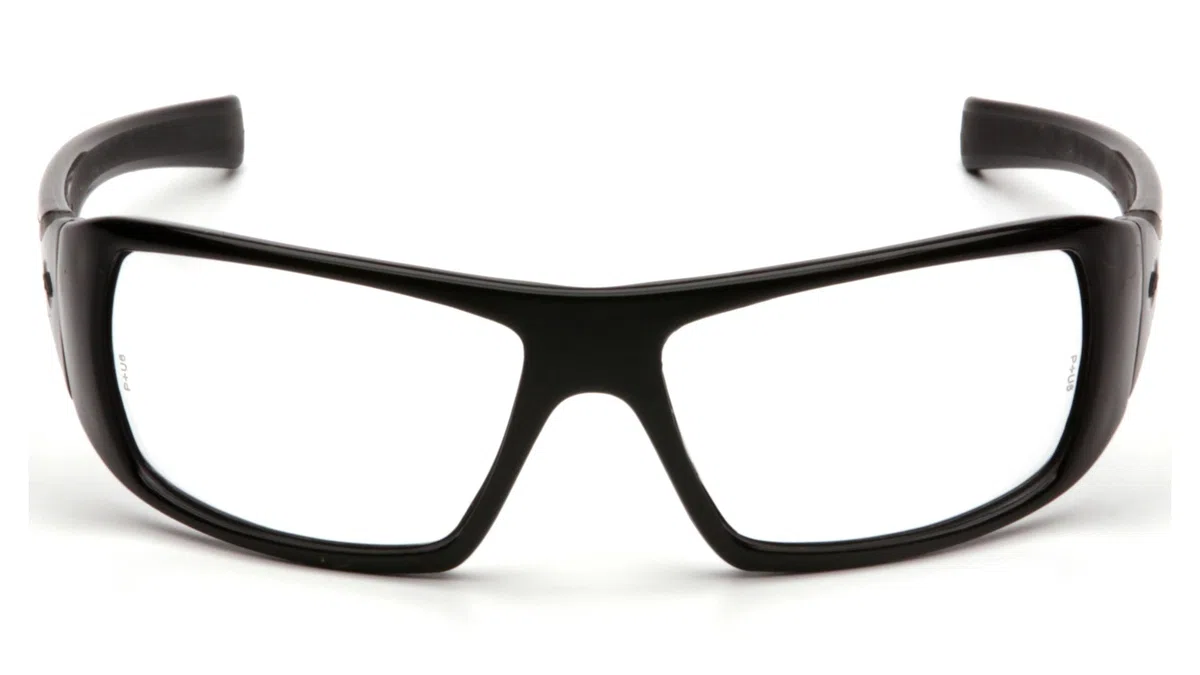 (12 Paar) Pyramex SB5610D Goliath Schutzbrille schwarz mit klarer Linse