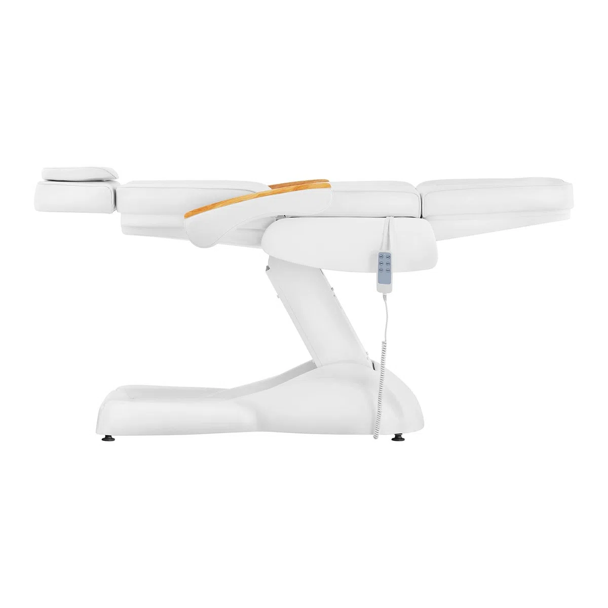Physa Elektrische Kosmetikliege 3 Motoren 300 W 203 x 61 x 61,5-93,5 cm 150 kg weiß Behandlungsliege Kosmetikstuhl Therapieliege Tattooliege