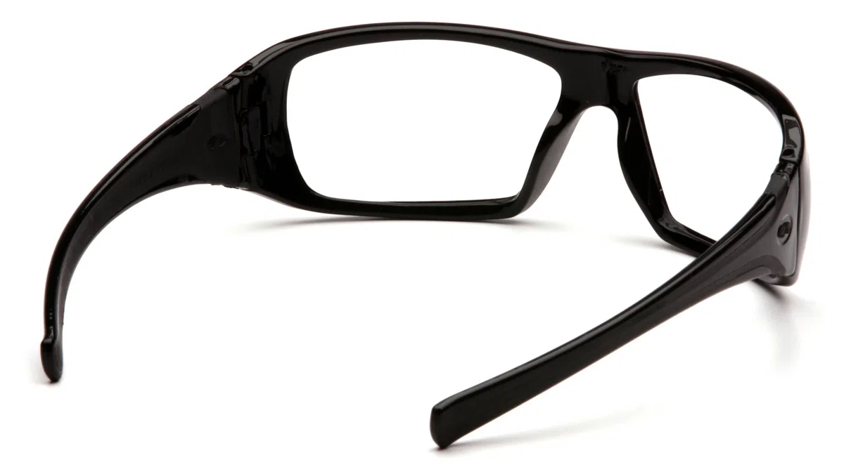 (12 Paar) Pyramex SB5610D Goliath Schutzbrille schwarz mit klarer Linse