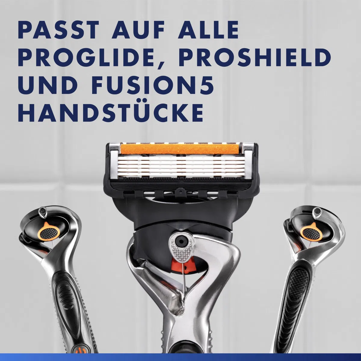 Gillette Proglide Rasierklingen Herren, 16 Original Ersatzklingen, Schwarz - Nassrasierer, 2X Gleitstreifen vor Und Nach Den Klingen für Unglaubliche Gründlichkeit Und Komfort