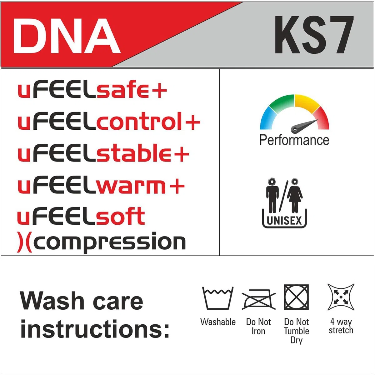 USI UNIVERSAL Kniebandage, KS7 Kniebandage (1 Paar, 7 mm Dicke) für Fitness Cross-Training, Knieverletzung, Knie-Kompressionsmanschette Unterstützung für Schmerzlinderung, Fitness, Gewichtheben