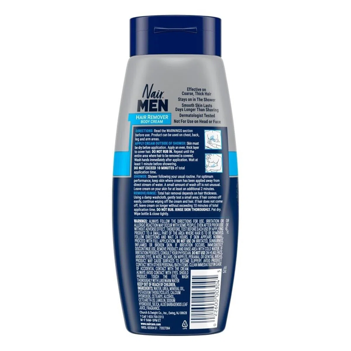 Nair Men Hair Removal Body Cream 13 oz by Nair