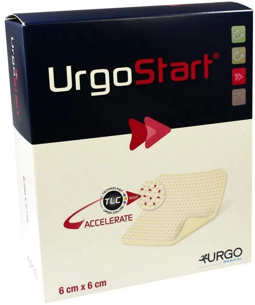 URGOSTART 6x6 cm Schaumstoffwundverband 10 St