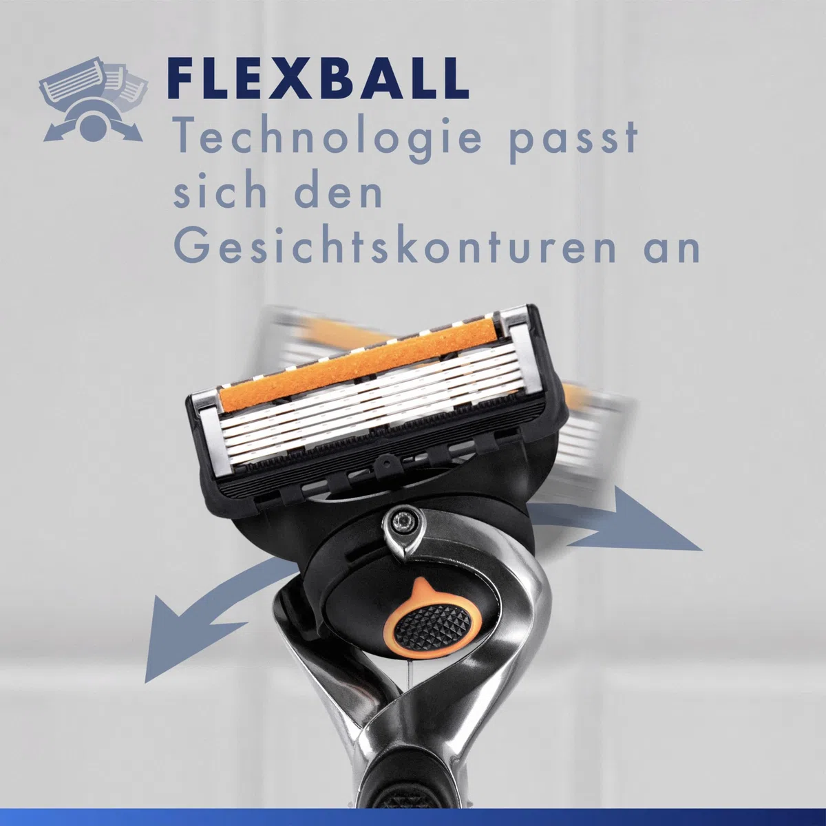 Gillette Proglide Rasierer Herren, Nassrasierer, Metall, Grau/Schwarz - Herrenrasierer, Inkl. 1 Handstück, 12 Rasierklingen mit Gleitstreifen Und 5 Klingen für Eine Gründliche, Langanhaltende Rasur