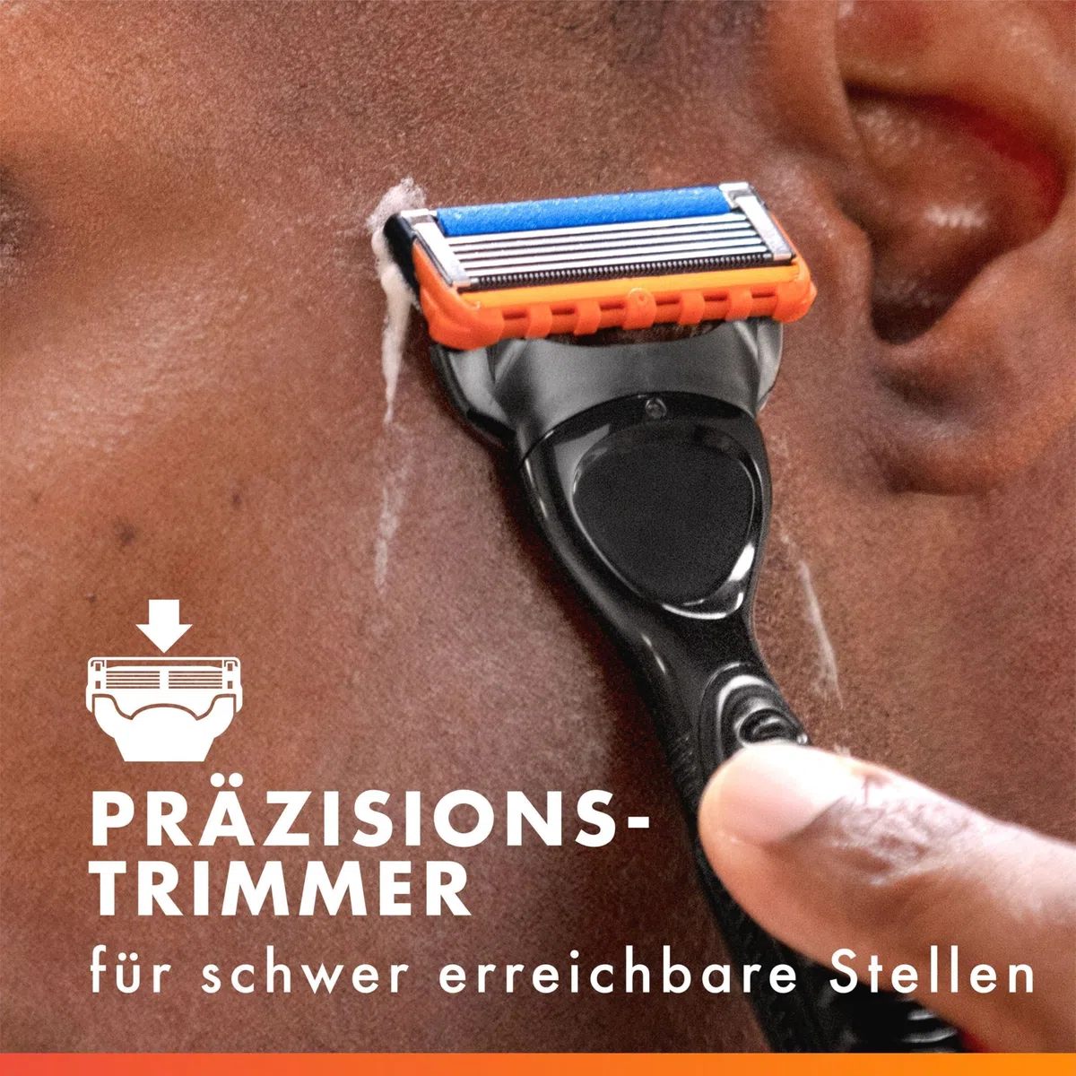Gillette Fusion 5 Power Rasierer Herren, Nassrasierer, Metall, Schwarz - Herrenrasierer, Inkl. 1 Handstück, 12 Rasierklingen mit Gleitstreifen Und 5 Klingen für Eine Gründliche, Langanhaltende Rasur