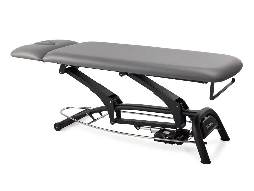 HABYS Massageliege Elektrisch Agila 2 (196 x 68cm | 2-Segmente) | Massageliegen mit Halterung für Rolle - Massagebank für Therapieliege, MDR-Zertifizierung