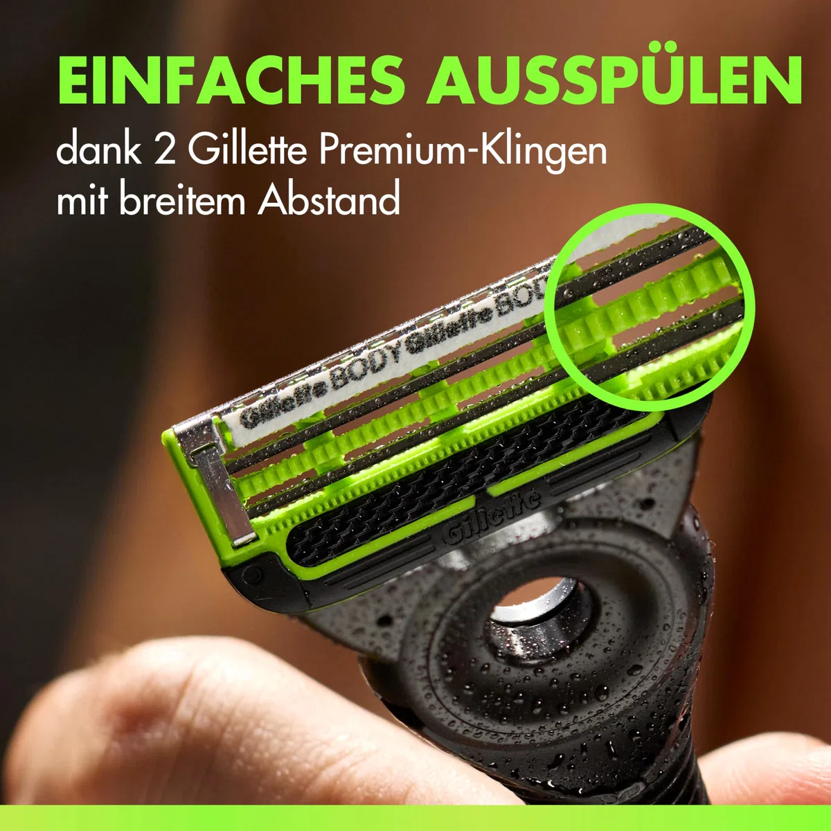 GilletteLabs Body & Intimate Rasierklingen Männer — 10 ORIGINAL Ersatzklingen für Intimrasierer Mann — 2 Klingen für Schutz Gegen Eingewachsene Haare und Irritationen mit langanhaltendem Gleitstreifen