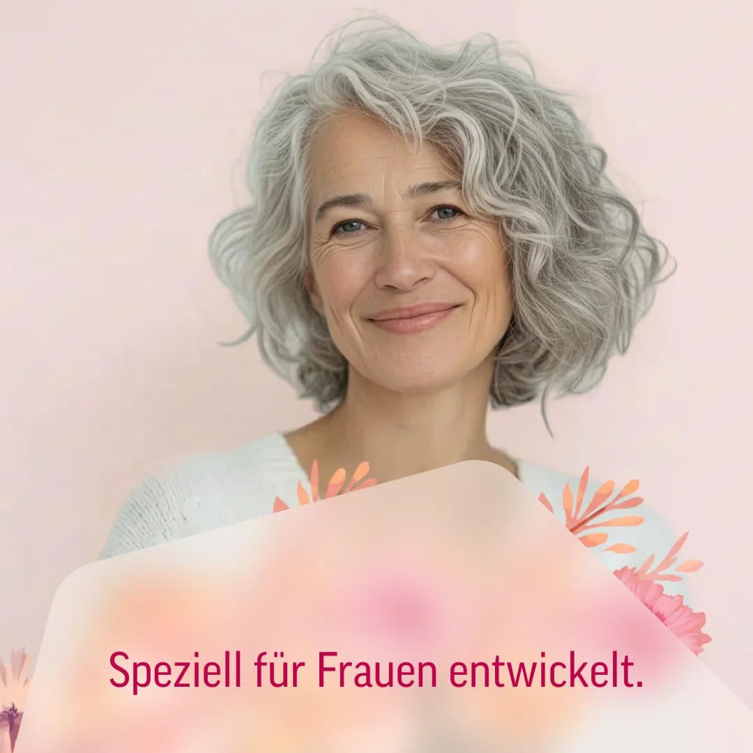 edubily® Meno Balance Kapseln – Pflanzlicher Komplex mit Nachtkerzenöl, Safran-, Hopfen-, Rotklee- & Ginseng-Extrakt für Frauen rund um die Menopause - Standardisiert - Ohne Soja - Vegan (120 Kapseln)