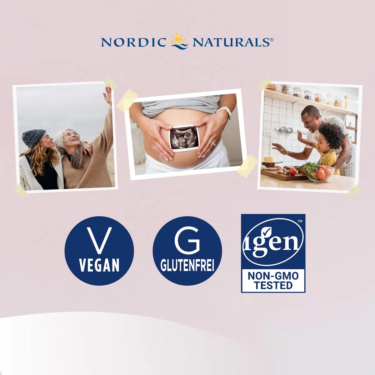 Nordic Naturals, Prenatal DHA, 60 vegane Softgels, 500mg DHA je Dosis, Glutenfrei, Sojafrei, GMO frei, Geschmacksneutral