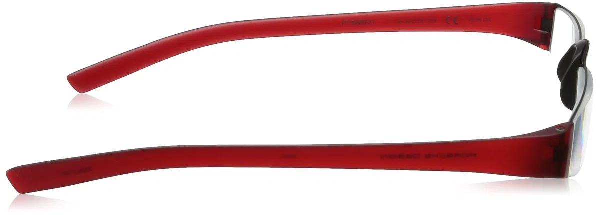 Porsche Design Herren Lesebrille P8801, B D1.50, 48 mm, Rot