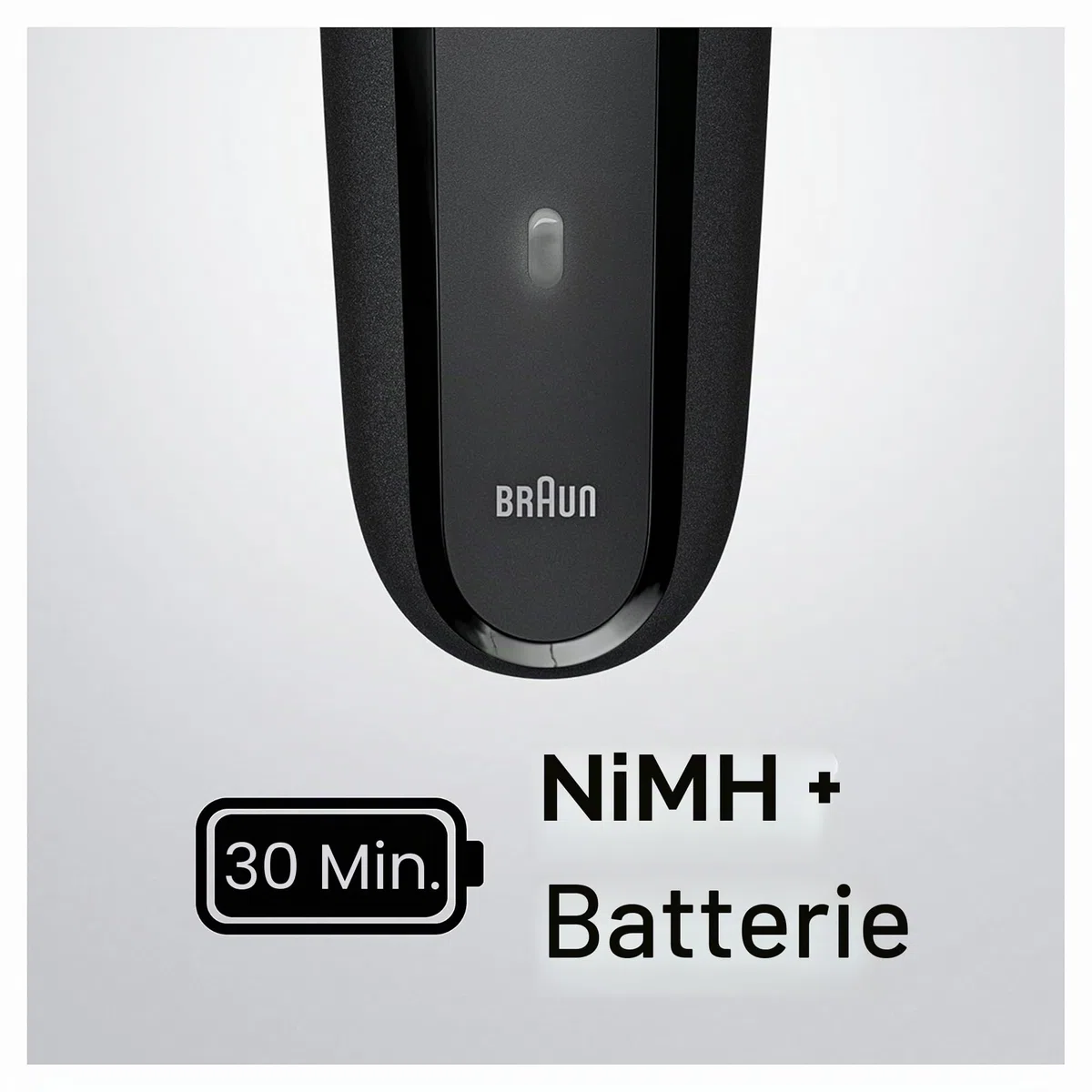Braun Series 3 Elektrorasierer Herren, Rasierapparat mit 3 Flexiblen Klingen, Kabelloser Elektrischer Rasierer mit 30 Minuten Akkulaufzeit, Abwaschbar – 300s, Schwarz