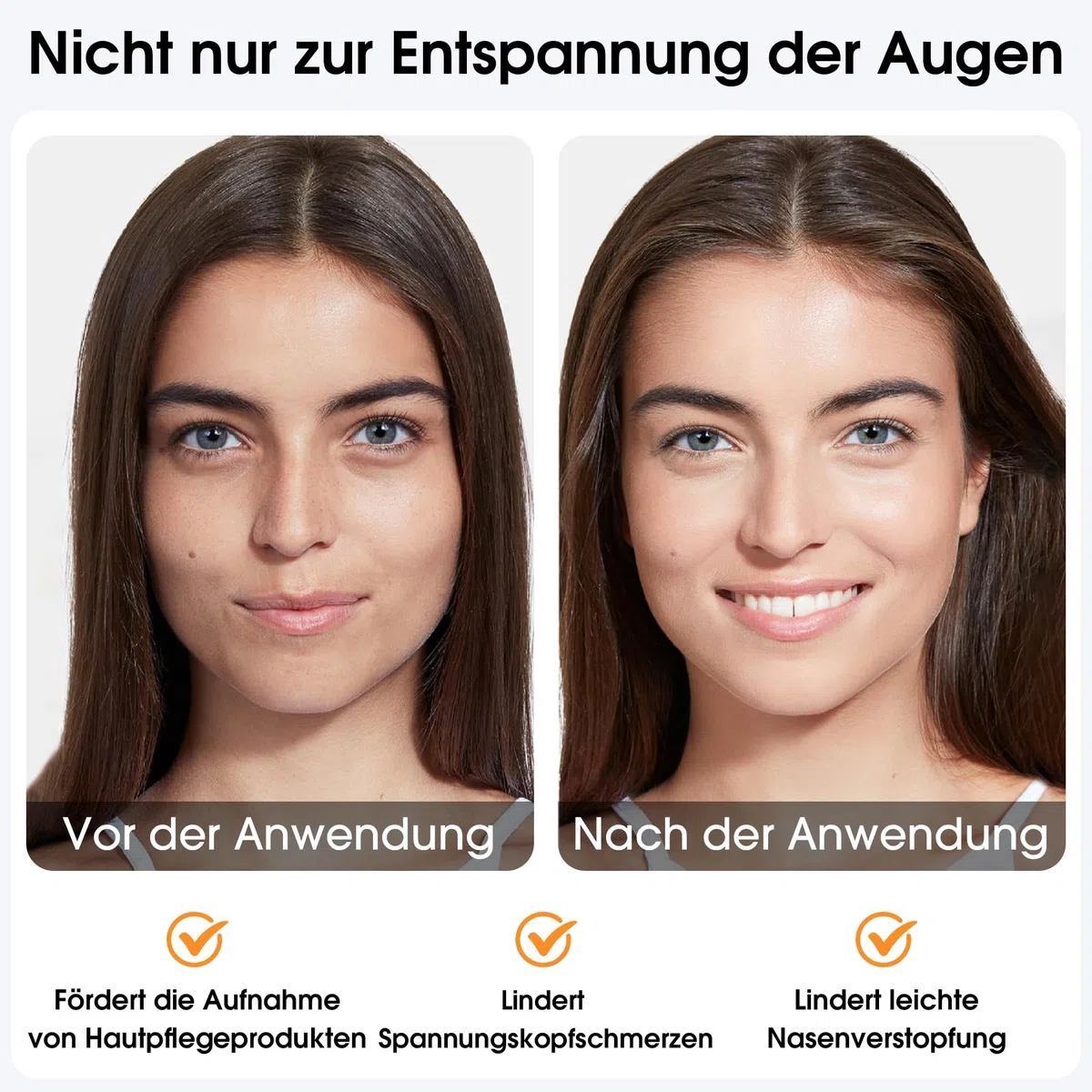 EASICUTI Augenmaske Wärmend, Kabellose WäRme-Augenkompresse Bei Trockenen Augen, Blepharitis & Gerstenkorn, Schlafverbesserung, 4 Temperaturstufen & Timer, Waschbarer Schlafmaske für Herren & Frauen